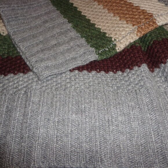 NWT Krimson Klover Jill Sweater L Turtleneck Stripes Merino Wool/Alpaca - Picture 6 of 16